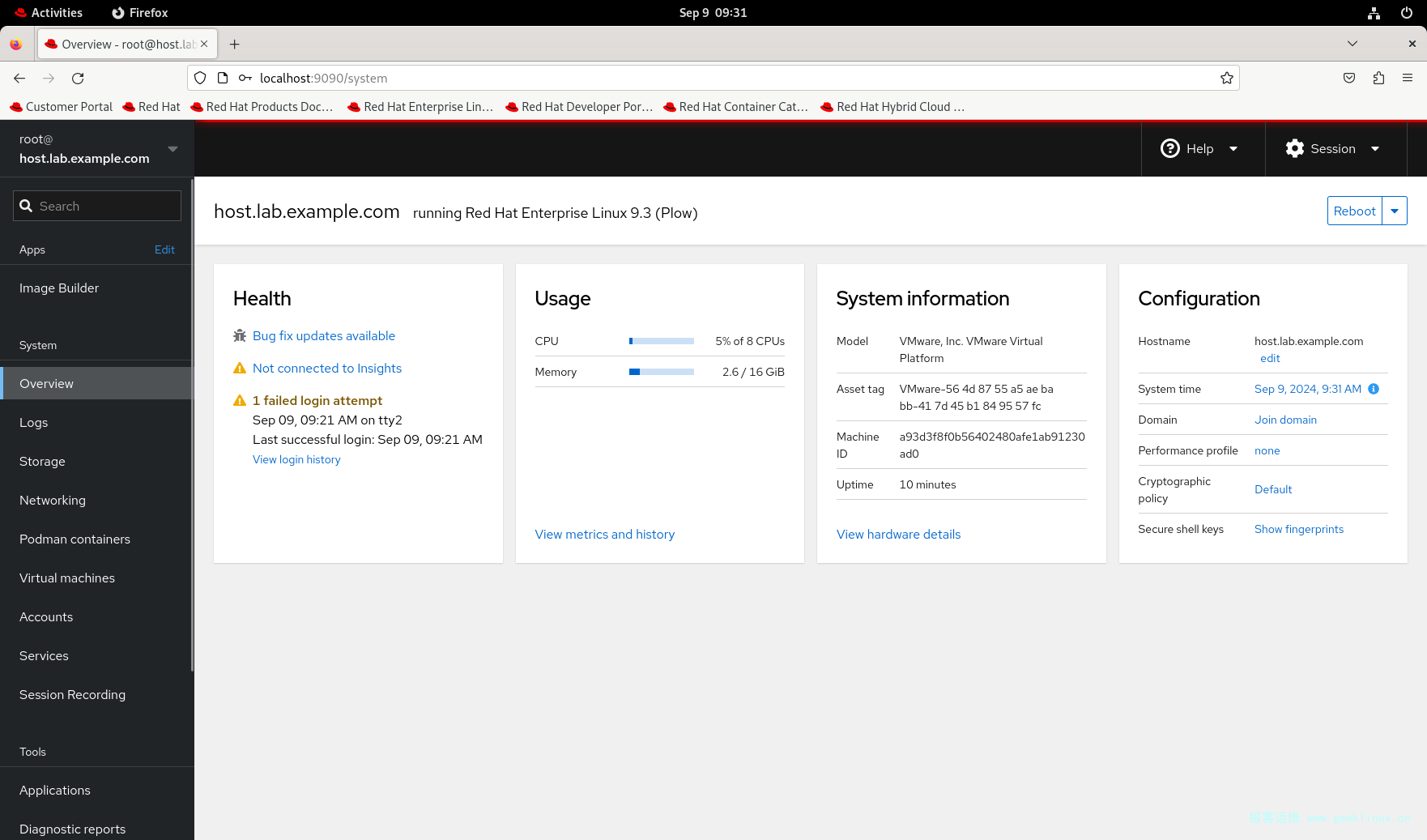 Cockpit 基于WEB管理Linux服务器